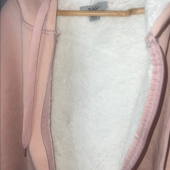 Warm and Fuzzy Pink Hooded Jacket - Picture 2 of 5